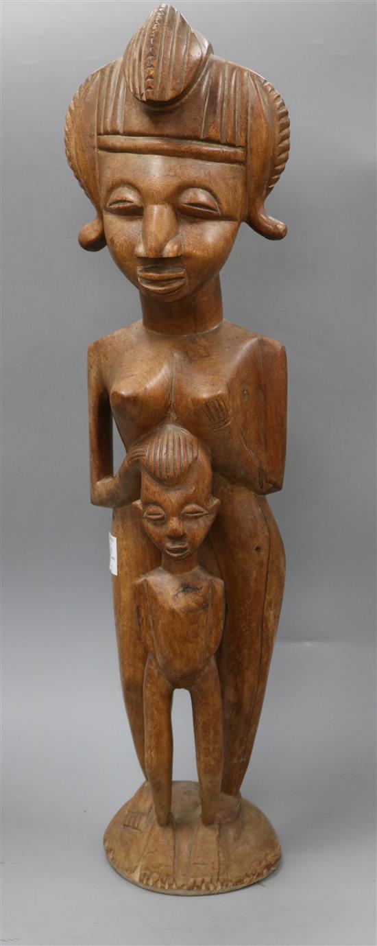 A tribal carving height 70cm